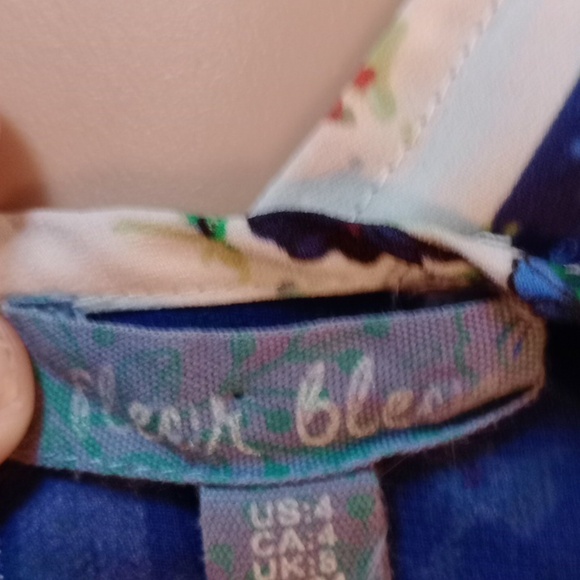 Floral Halter Dress by Fleur Bleu, Size 4 - Picture 2 of 9